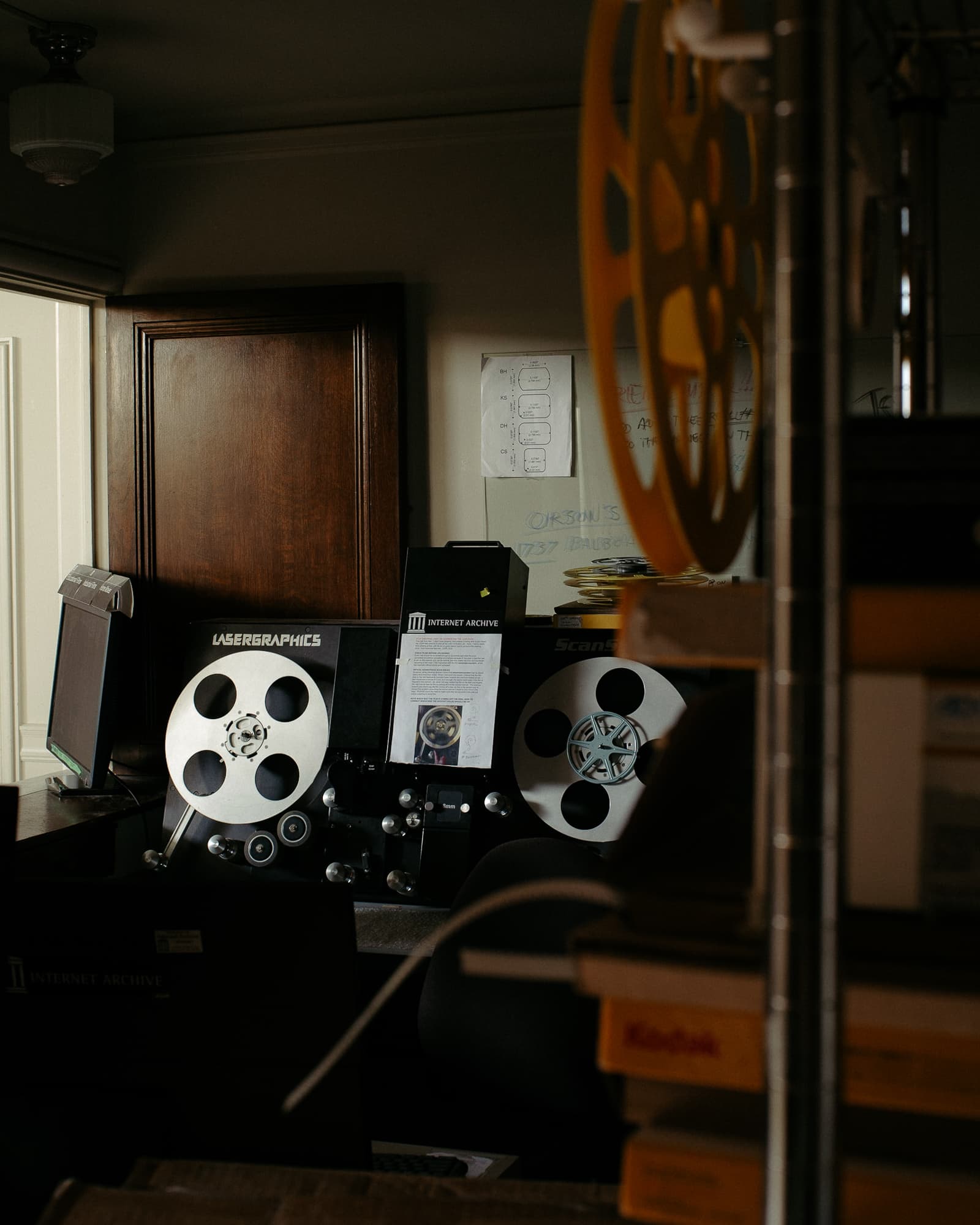 The Archive also collects old recording devices.