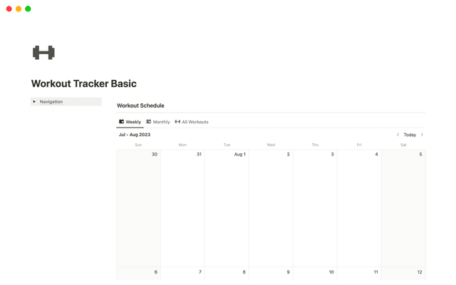 Workout Tracker by Rosidssoy